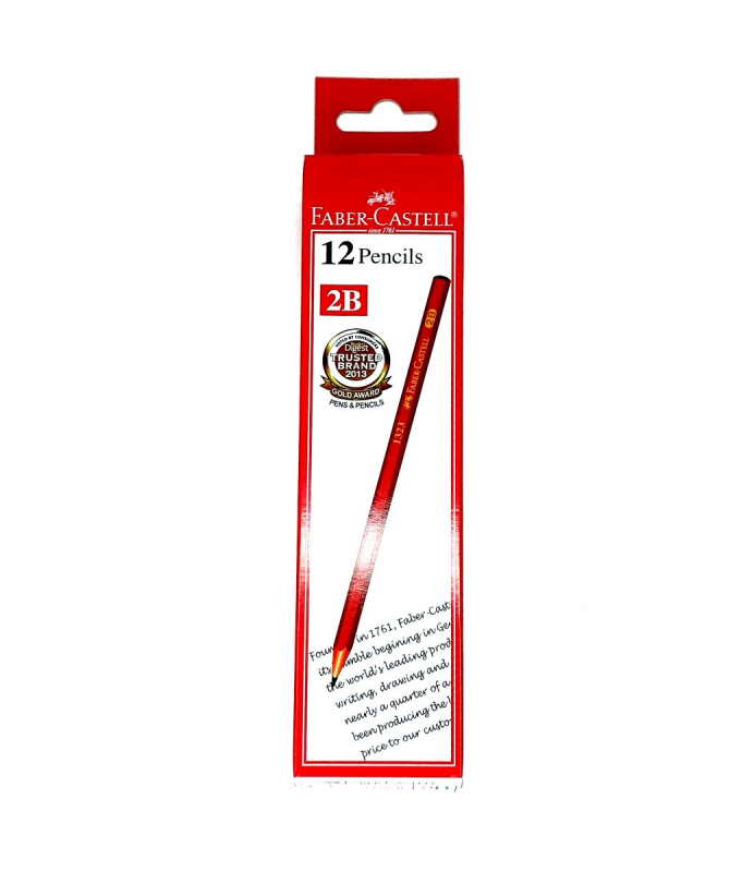 Карандаш чернографитный 2B Faber-Castell 12шт., арт. 1323