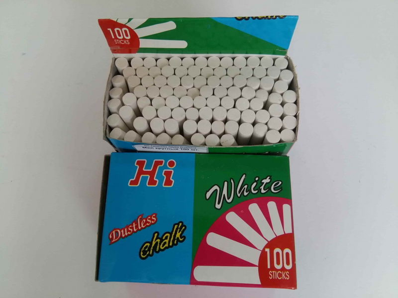 Мел белый Hi Chalk круглый 100 шт. Мел белый Hi Chalk круглый 100 шт.