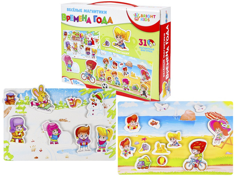 BRIGHT KIDS. Весёлые магнитики. ВРЕМЕНА ГОДА Арт. (ИН-7611) BRIGHT KIDS. Весёлые магнитики. ВРЕМЕНА ГОДА Арт. (ИН-7611)