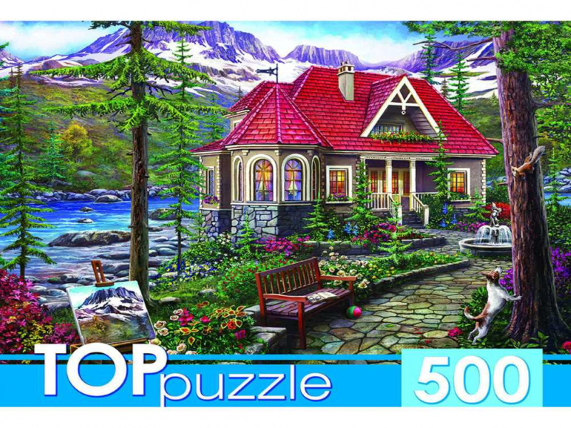 TOPpuzzle. ПАЗЛЫ 500 элементов. ХТП500-5729 ЧУДЕСНЫЙ ДОМИК В ГОРАХ TOPpuzzle. ПАЗЛЫ 500 элементов. ХТП500-5729 ЧУДЕСНЫЙ ДОМИК В ГОРАХ