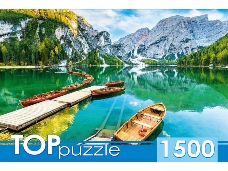 TOPpuzzle. ПАЗЛЫ 1500 элементов. ГИТП1500-4845 Италия. Закат на озере Брайес TOPpuzzle. ПАЗЛЫ 1500 элементов. ГИТП1500-4845 Италия. Закат на озере Брайес