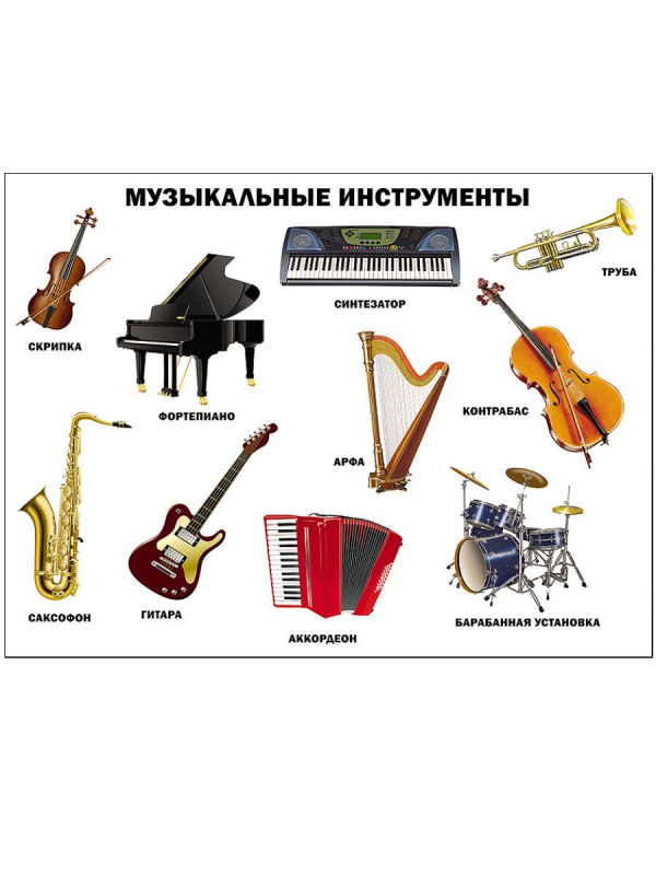ПЛАКАТ. МУЗЫКАЛЬНЫЕ ИНСТРУМЕНТЫ ПЛАКАТ. МУЗЫКАЛЬНЫЕ ИНСТРУМЕНТЫ