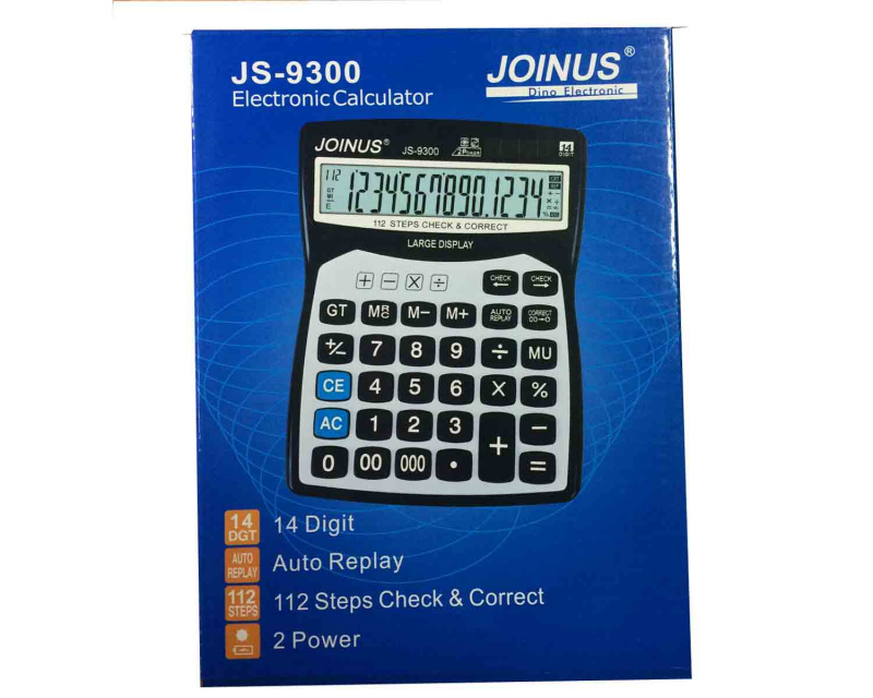 Калькулятор JOINUS, 14 разрядный, большой дисплей, арт. JS-9300