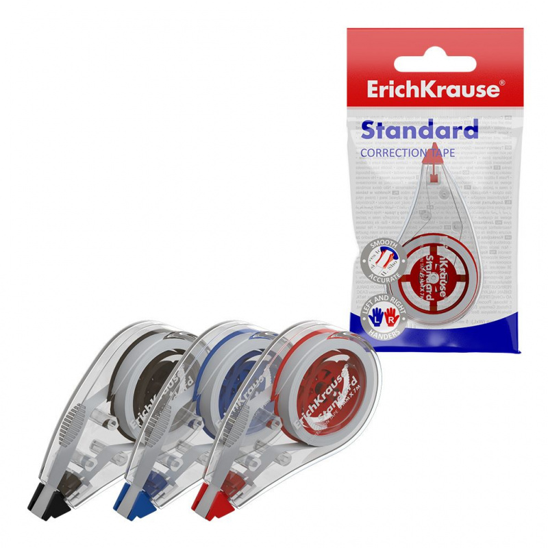 Корректирующая лента ErichKrause EasyMask, 5мм х 7м, ассорти (в пакете по 1 шт.) Корректирующая лента ErichKrause EasyMask, 5мм х 7м, ассорти (в пакете по 1 шт.)