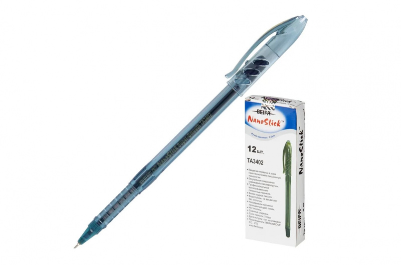 Ручка масляная BEIFA Nano Slick 0.5 (ТА340200-TC-BL) Ручка масляная BEIFA Nano Slick 0.5 (ТА340200-TC-BL)