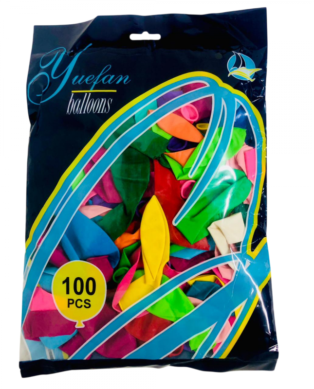 Шар воздушный 100 шт., 12см, 280гр, арт. 1499