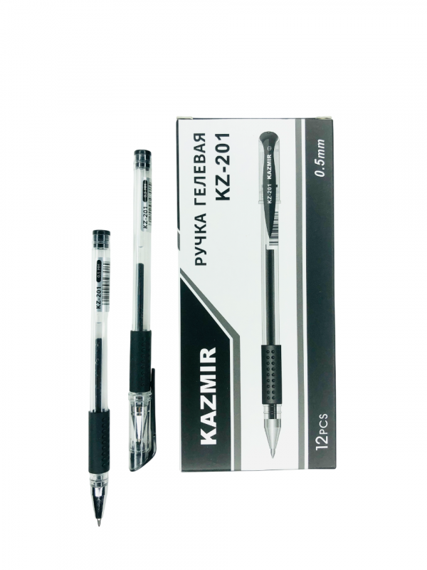Ручка гелевая KAZMIR 0.5 mm черная