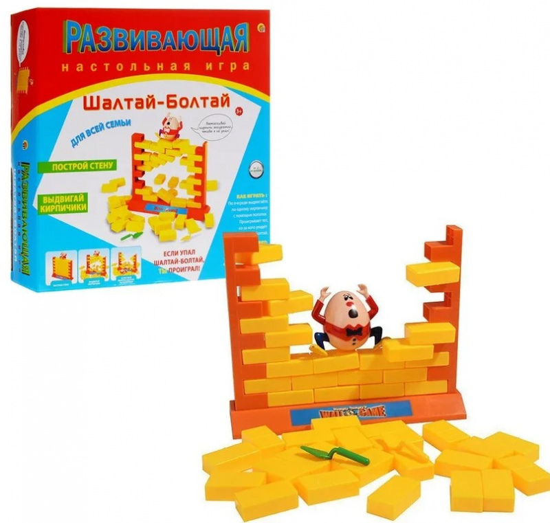 РАЗВИВАЮЩАЯ НАСТОЛЬНАЯ ИГРА. ШАЛТАЙ-БОЛТАЙ (Арт. ИН-8894)