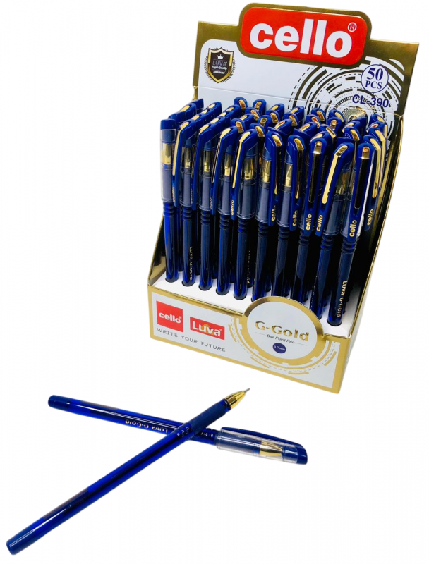 Ручка шариковая Cello G-Gold, 0,7 мм, цвет чернил синий, арт. CL-390 Ручка шариковая Cello G-Gold, 0,7 мм, цвет чернил синий, арт. CL-390