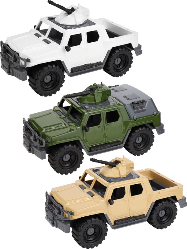 Джип  "Альфа" МИКС Военный (ассорти из 3)(арт. И-8950)