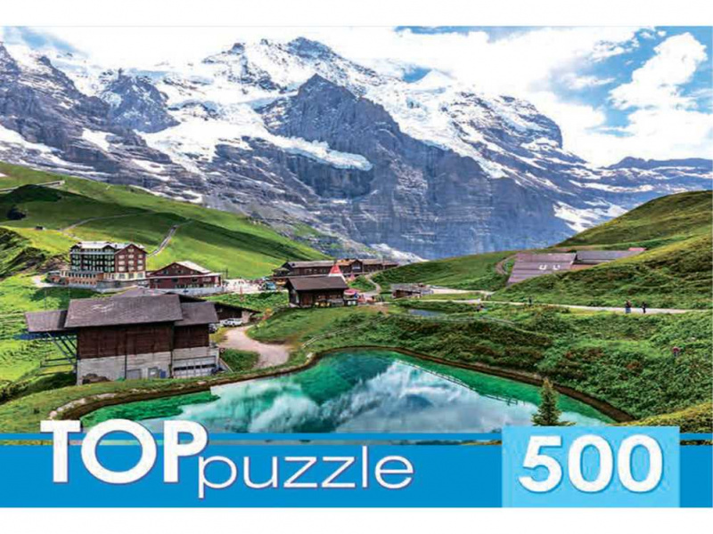 TOPpuzzle. ПАЗЛЫ 500 элементов. КБТП500-6802 Озеро в горах TOPpuzzle. ПАЗЛЫ 500 элементов. КБТП500-6802 Озеро в горах