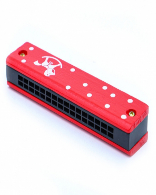 Деревянная игрушка. Губная гармошка РАСПИСНАЯ (Арт. G258)