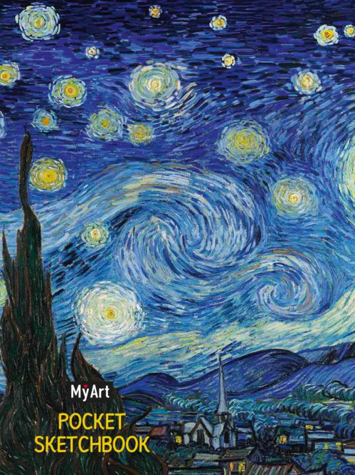 MyArt. Pocket СКЕТЧБУК. Ван Гог. ЗВЁЗДНАЯ НОЧЬ MyArt. Pocket СКЕТЧБУК. Ван Гог. ЗВЁЗДНАЯ НОЧЬ