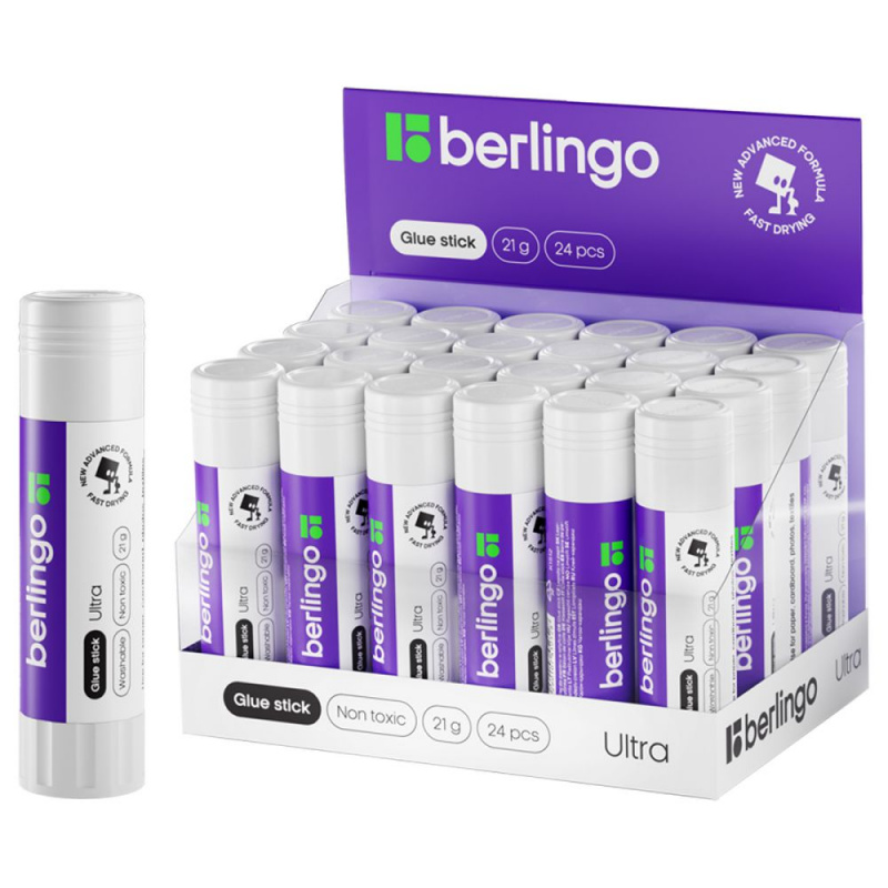 Клей-карандаш Berlingo "Ultra", 21г