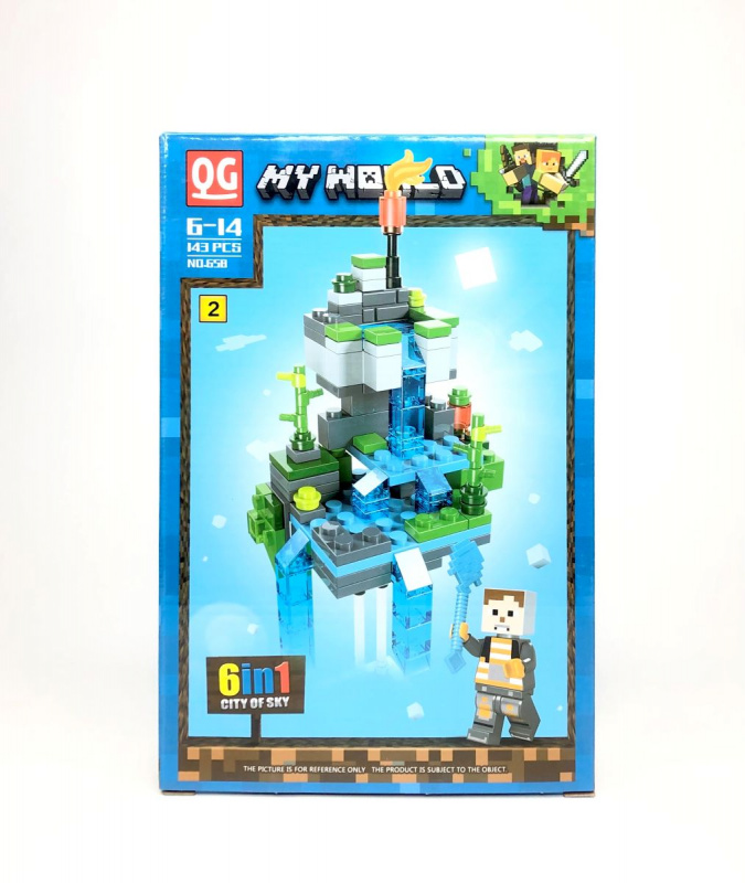 Конструктор Лего 6 в 1 My world, арт. 658