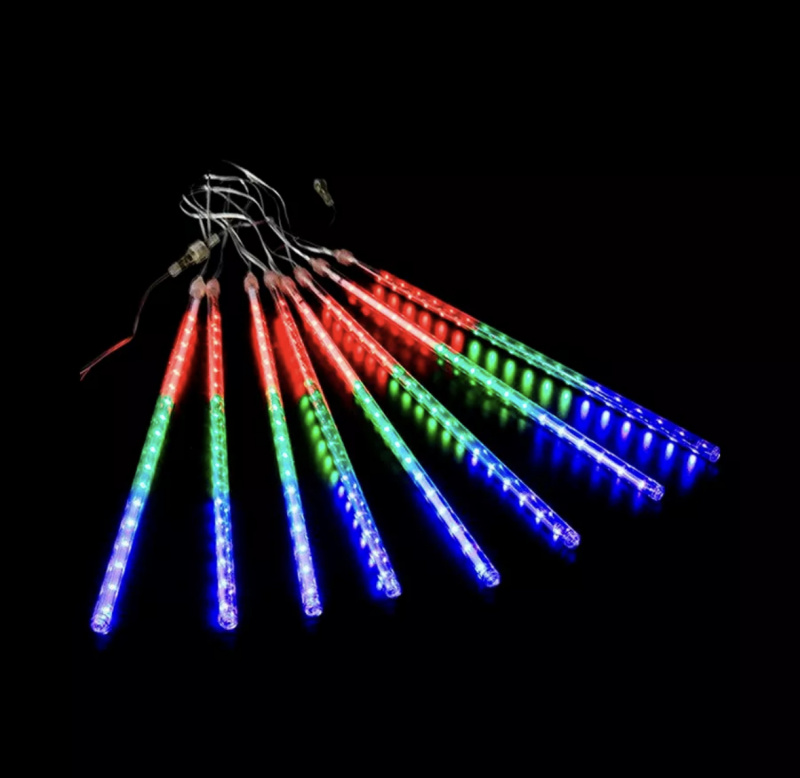 Гирлянда светодиодная. Метеоритный дождь, LED, 30 см, 24 ламп., разноцветная