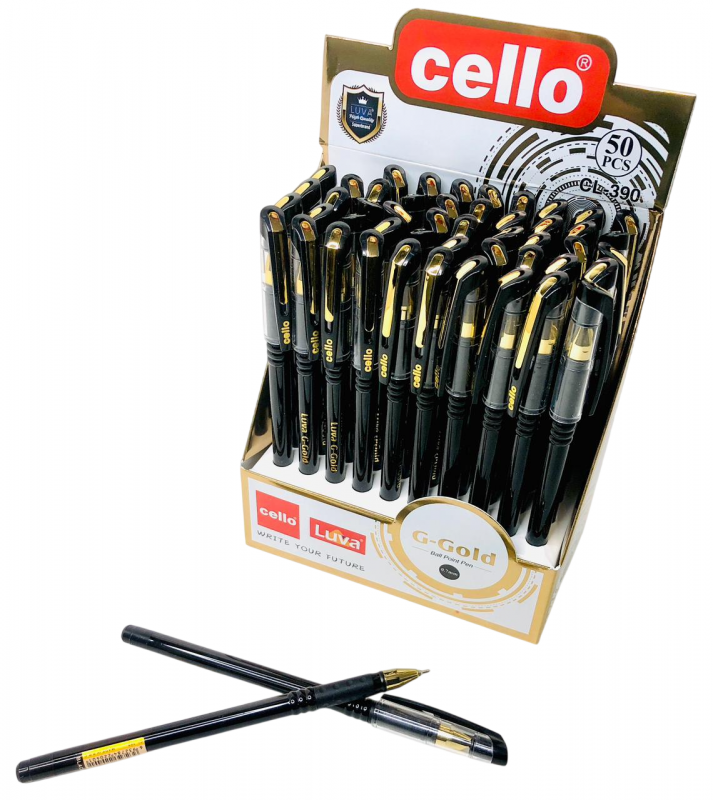 Ручка шариковая Cello G-Gold, 0,7 мм, цвет чернил черная, арт. CL-390 Ручка шариковая Cello G-Gold, 0,7 мм, цвет чернил черная, арт. CL-390