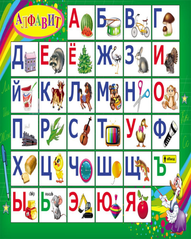 Настольное покрытие для лепки А4+,  АЛФАВИТ (НПД-0894) пластик