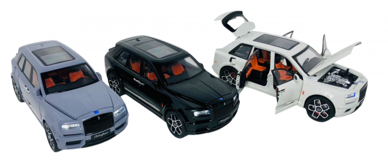 Машина металлическая ROLLS-ROYCE CULLINAN, иннерционная, 21 см, открывающ. детали