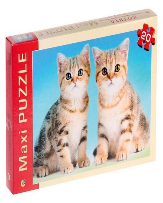 МАКСИ-ПАЗЛЫ. 20 элементов. КОТЯТА (Арт. ПМ-3850)
