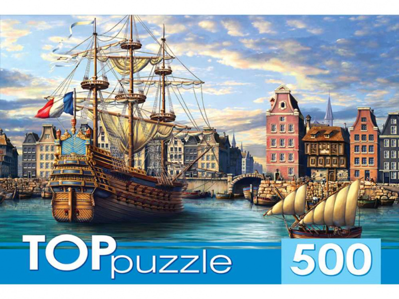 TOPpuzzle. ПАЗЛЫ 500 элементов. ХТП500-4236 КОРАБЛИ В СТАРОМ ПОРТУ TOPpuzzle. ПАЗЛЫ 500 элементов. ХТП500-4236 КОРАБЛИ В СТАРОМ ПОРТУ
