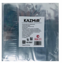 Обложка д/книг А5, Kazmir, универс., прозрач. клапан, 100мкр, 45 x 23,2, арт. 5507