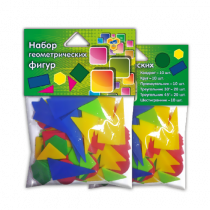 Набор геометрических фигур (пакет с европодвесом) (20), НГФ-1