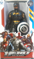 Игрушка СУПЕР ГЕРОЙ BATMAN-Человек паук(свет) 16см кор.