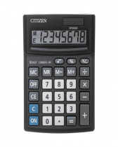 Калькулятор настольный Citizen Business Line CMB801-BK, 8 разрядов, двойное питание,102*137*31мм,чер