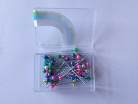 Булавки канцелярские KZ348 DRESSMAKERS PINS 28мм пласт. упр