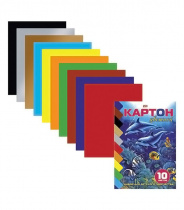 Картон цветной 10 цветов (10Кц5к_04323)