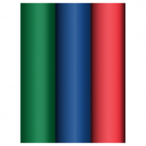 Упаковочная бумага глянц. 70*100см, MESHU "Standard colors", 80г/м2, ассорти 3 дизайна