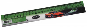 Закладка-линейка 25 см SPORT CAR