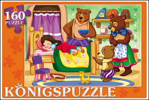 Konigspuzzle. ПАЗЛЫ 160 элементов. ТРИ МЕДВЕДЯ-1 (Арт. ПК160-5847)