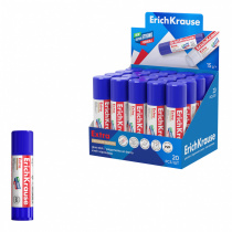 Клей-карандаш ErichKrause® Extra, 15г (в коробке-дисплее по 20 шт.)