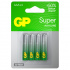 Батарейка GP Super G-Tech AAA (LR03) 24A алкалиновая, BC4 Батарейка GP Super G-Tech AAA (LR03) 24A алкалиновая, BC4