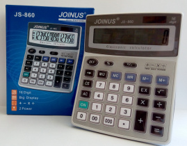 Калькулятор настольный JOINUS, 16 разрядов, большой дисплей, 20,5х16