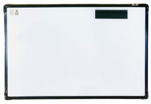 Доска магнитно-маркерная Kazmir, 60x90, двухстороняя, черная железная рамка, подвесная
