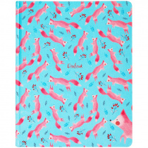 Дневник 1-11 кл. 48л. (твердый) BG "Lovely Fox", иск. кожа, печать, тиснение цв. фольгой, ляссе Дик5