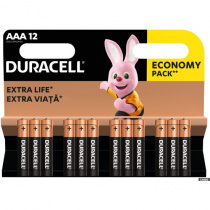 Батарейка Duracell Basic AAA (LR03) алкалиновая, 12BL