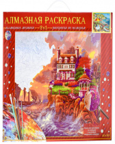 Алмаз. раскраска по номер. (класс) 40х50 см, с подрамн. ЛЕТНЯЯ НАБЕРЕЖНАЯ. Арт. ACK026